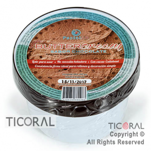 BUTTERCREAM CREMA VEGETAL SABOR CHOCOLATE LISTA PARA USAR 1 X 360GR